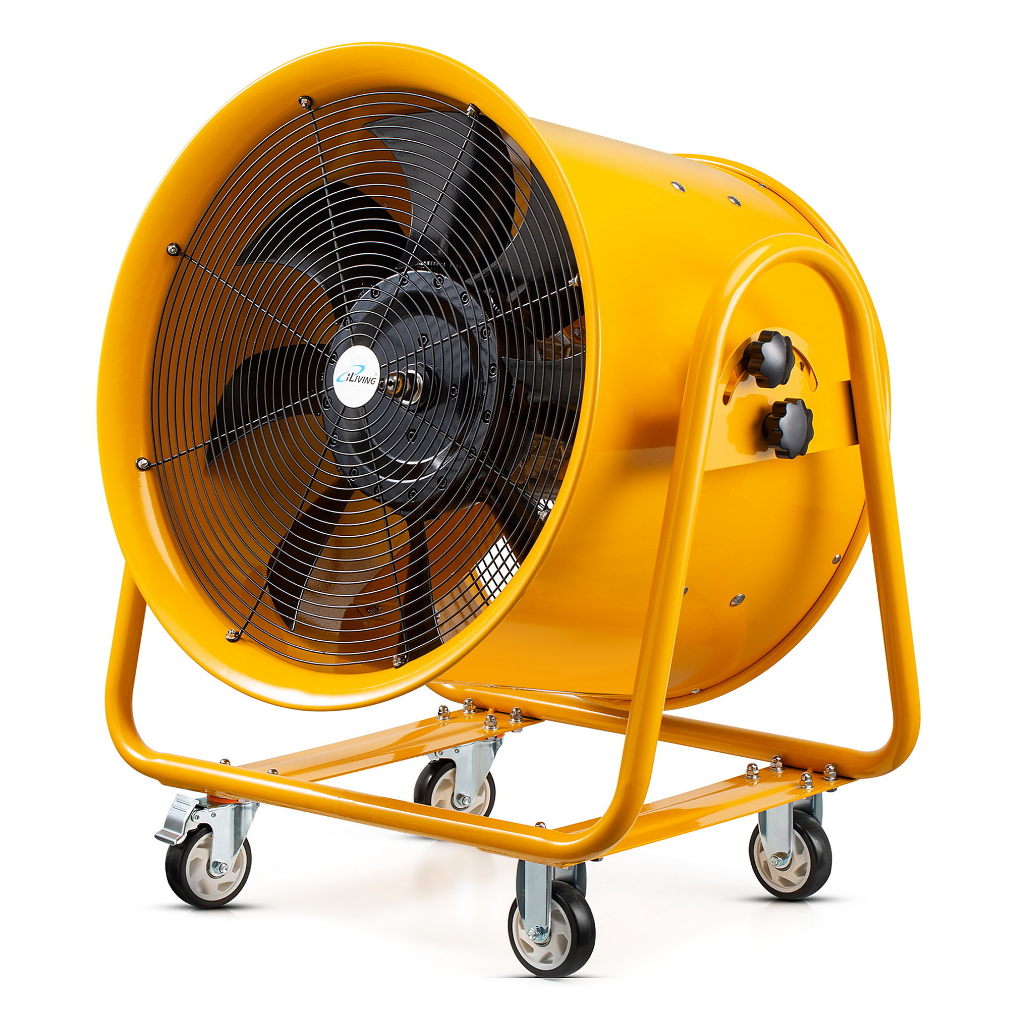iLiving Utility High Velocity Blower — 24in., 9182 CFM, 1720 RPM, 2000W, Portable Exhaust and Ventilator Fan, Model# ILG8VF24